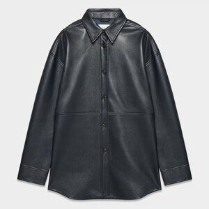 Aritzia Babaton Pelli Shirt Jacket in Black